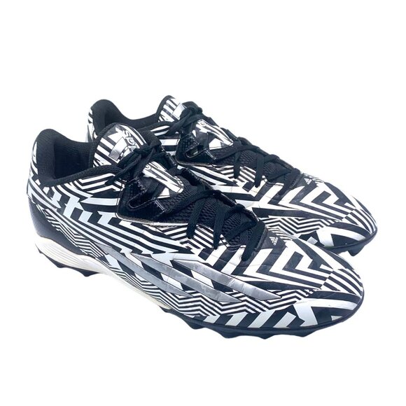 adidas Other - Adidas Filthyspeed 2.0 Fly Low Zebra Black White Molded Football Cleats Size 12